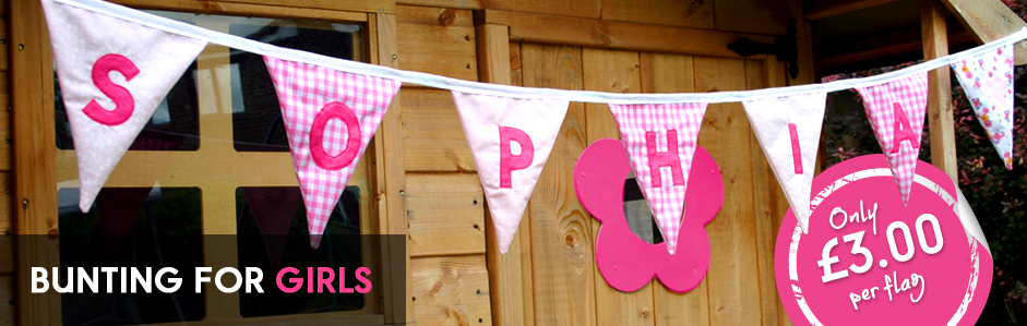 Bunting for girls