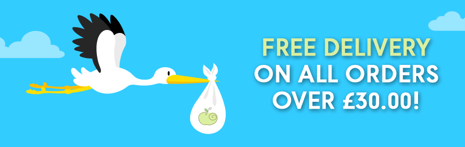 We offer free delivery on all UK orders!