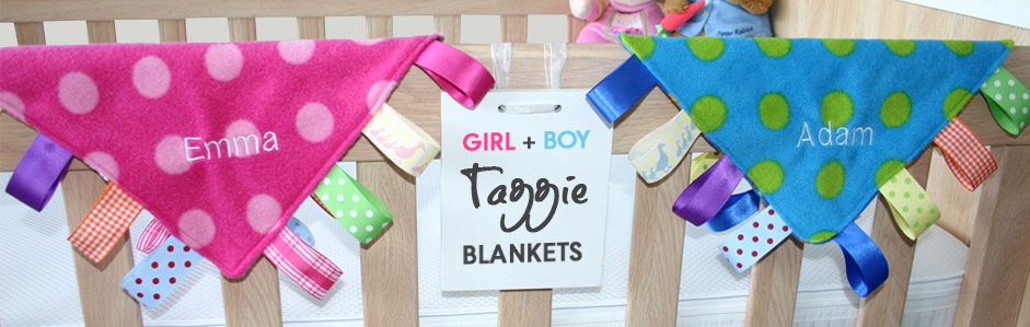 Baby Taggie Blankets